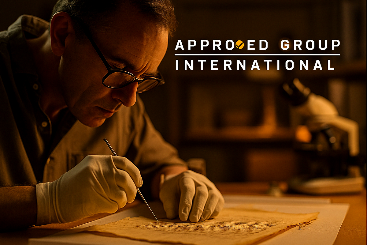 Preserve the Past — How to Get Help with the Restoration of Old Documents | by Approved Group International | Jul, 2025 | Medium